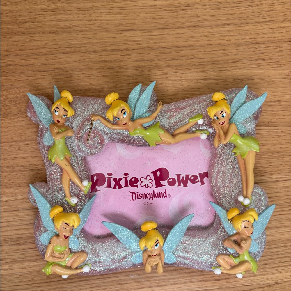 Vintage Disney Pixie Power Tinkerbell Peter Pan Picture Frame